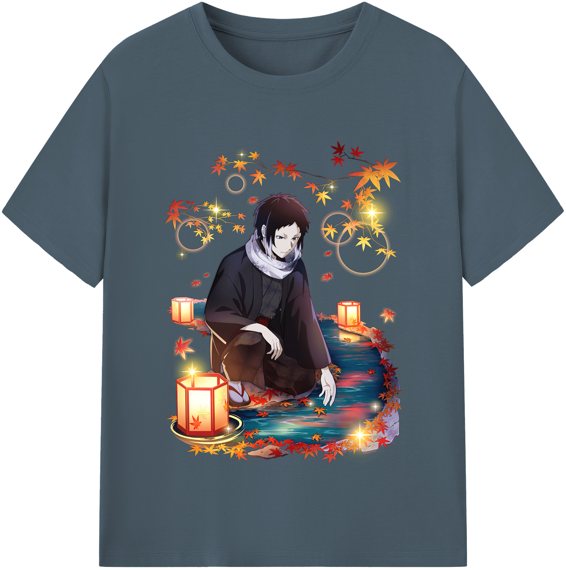（画像用） 文豪ストレイドッグス Bungo Stray Dogs 綿100％半袖Tシャツ（フロントプリント）